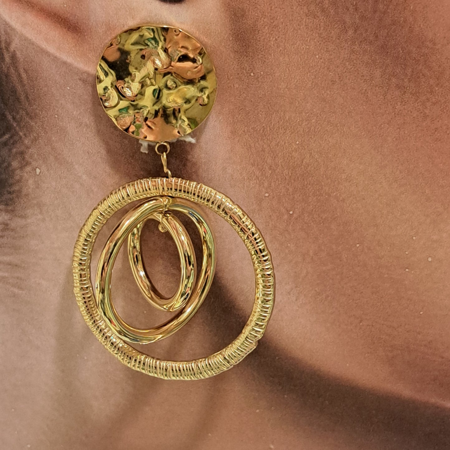 Boucles clips Anneaux or BELLE MISS