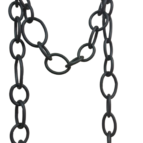 Collier sautoir Maillons noir Fancy