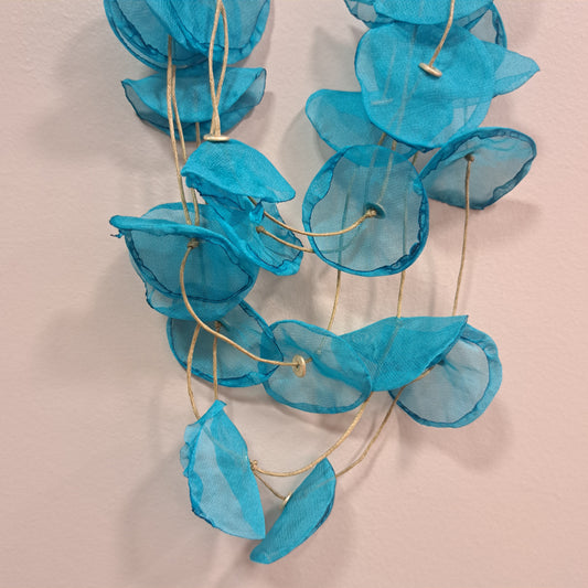 Collier Middle Pétales turquoise Fancy F