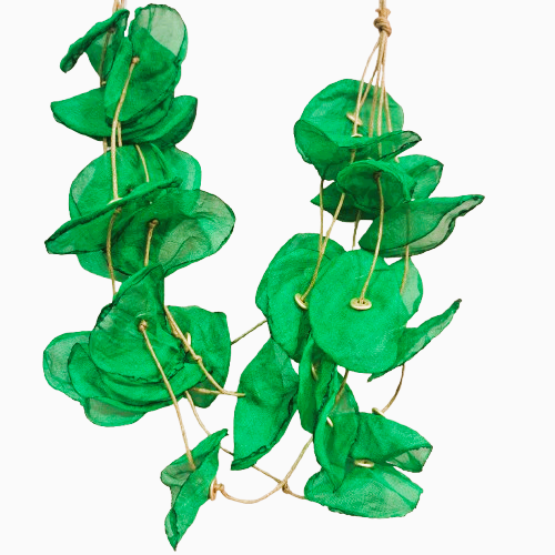 Collier Ras de cou Pétales vert Fancy F