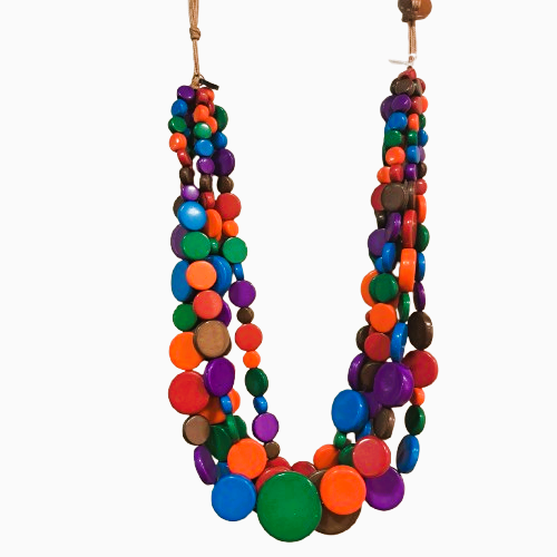 Collier Pastilles multicolore FANCY F