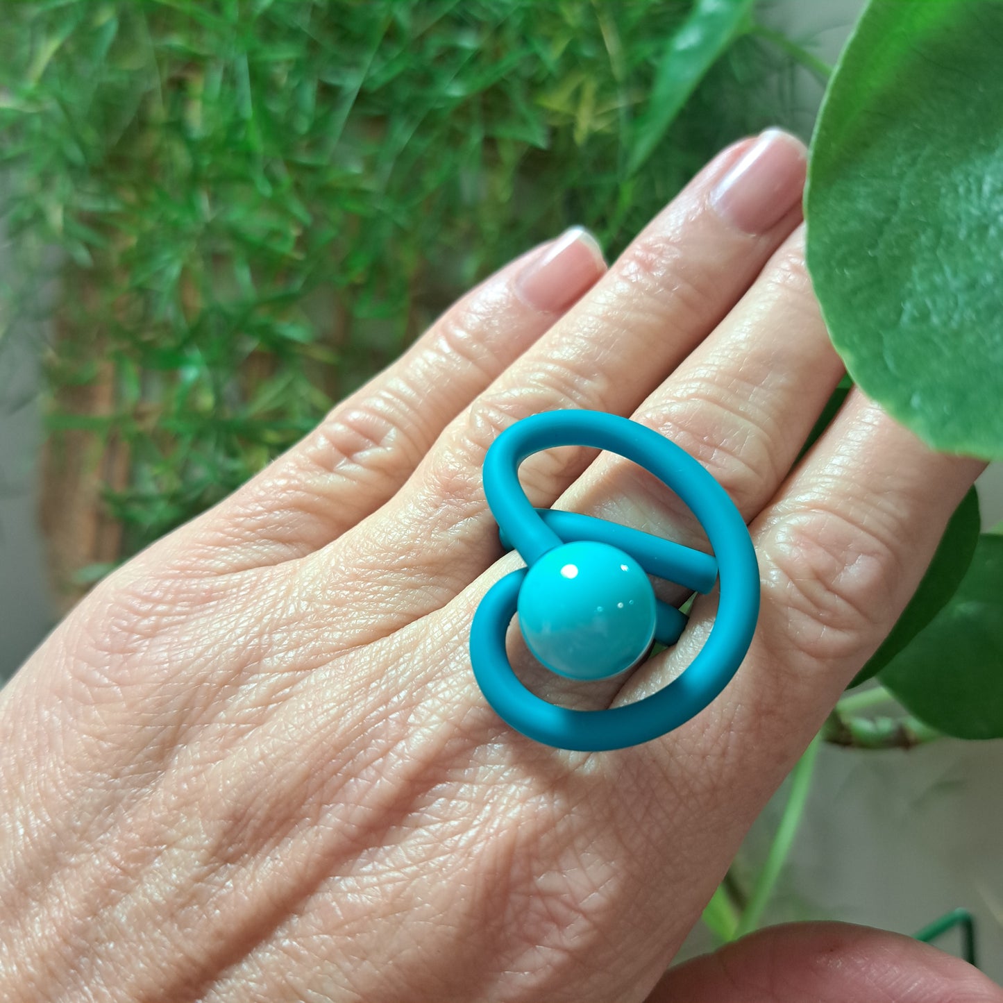 Bague Arteum turquoise SAMUEL CORAUX