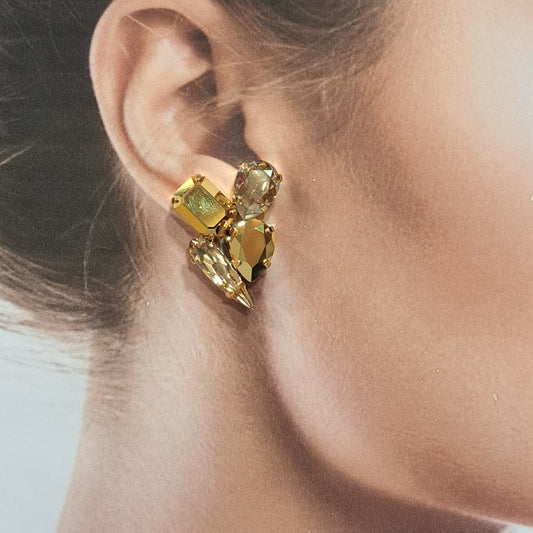 Boucles clips or CREZUS