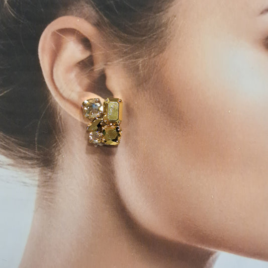 Boucles clips or CREZUS