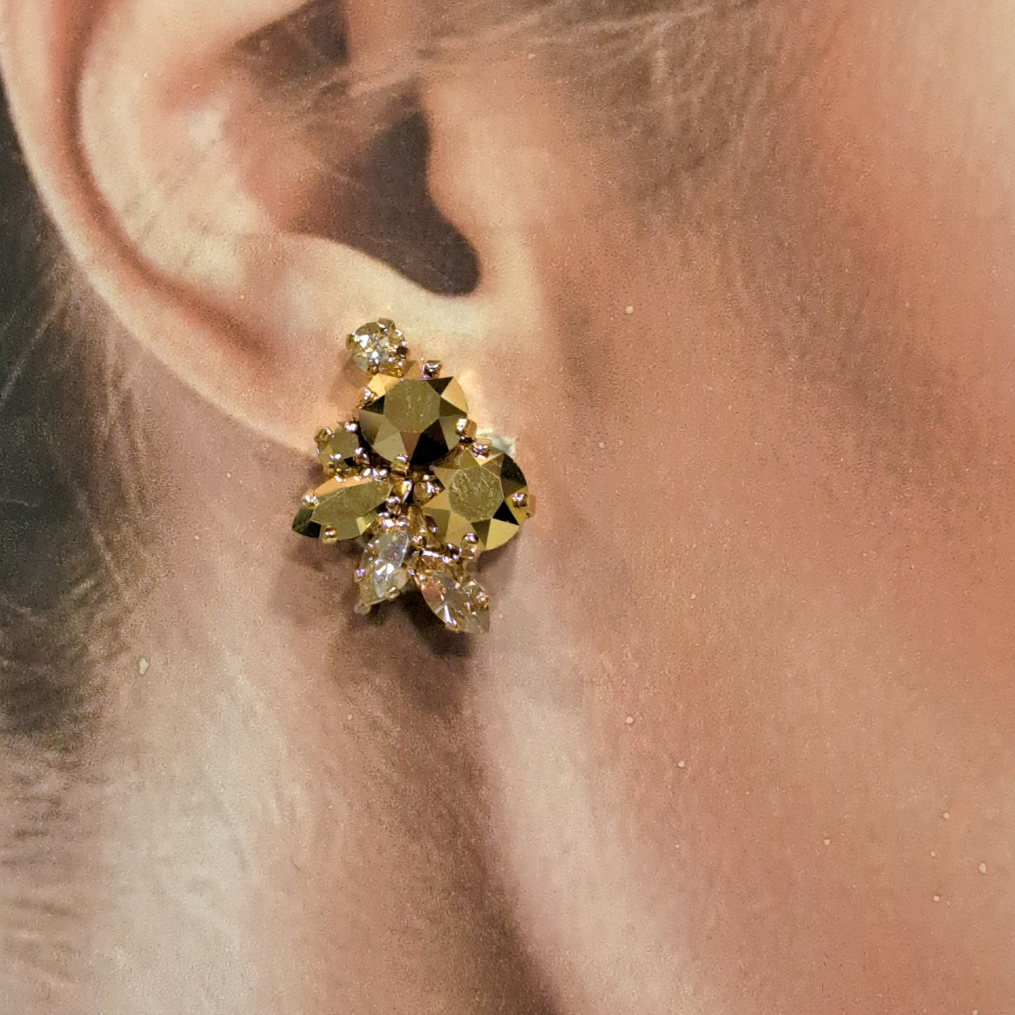 Boucles clips or CREZUS