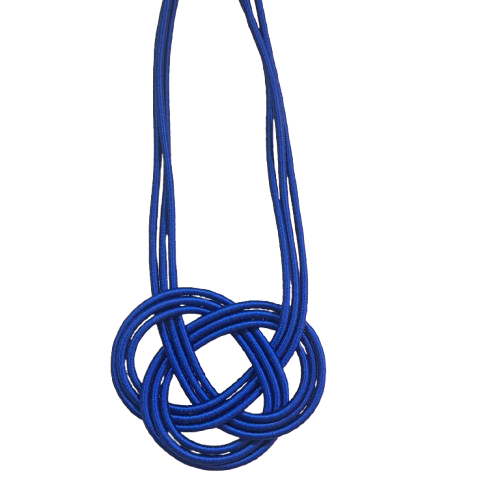 Collier Nabou bleu indigo NAF BIJOUX