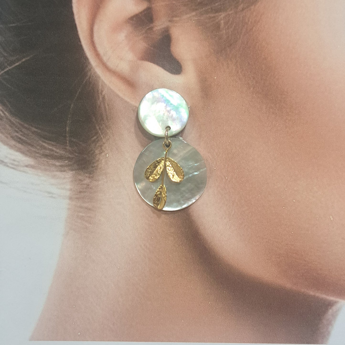 Boucles clips Rameau PM ivoire LA PETITE SARDINE