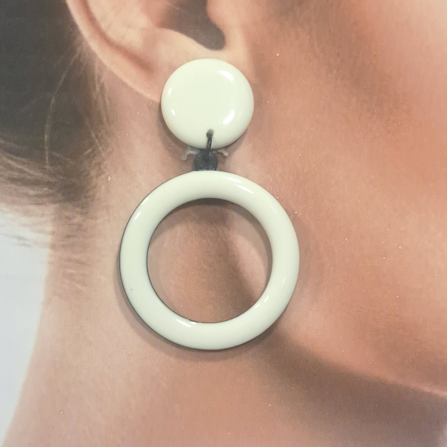 Boucles clips Créole blanc THIERRYJOO