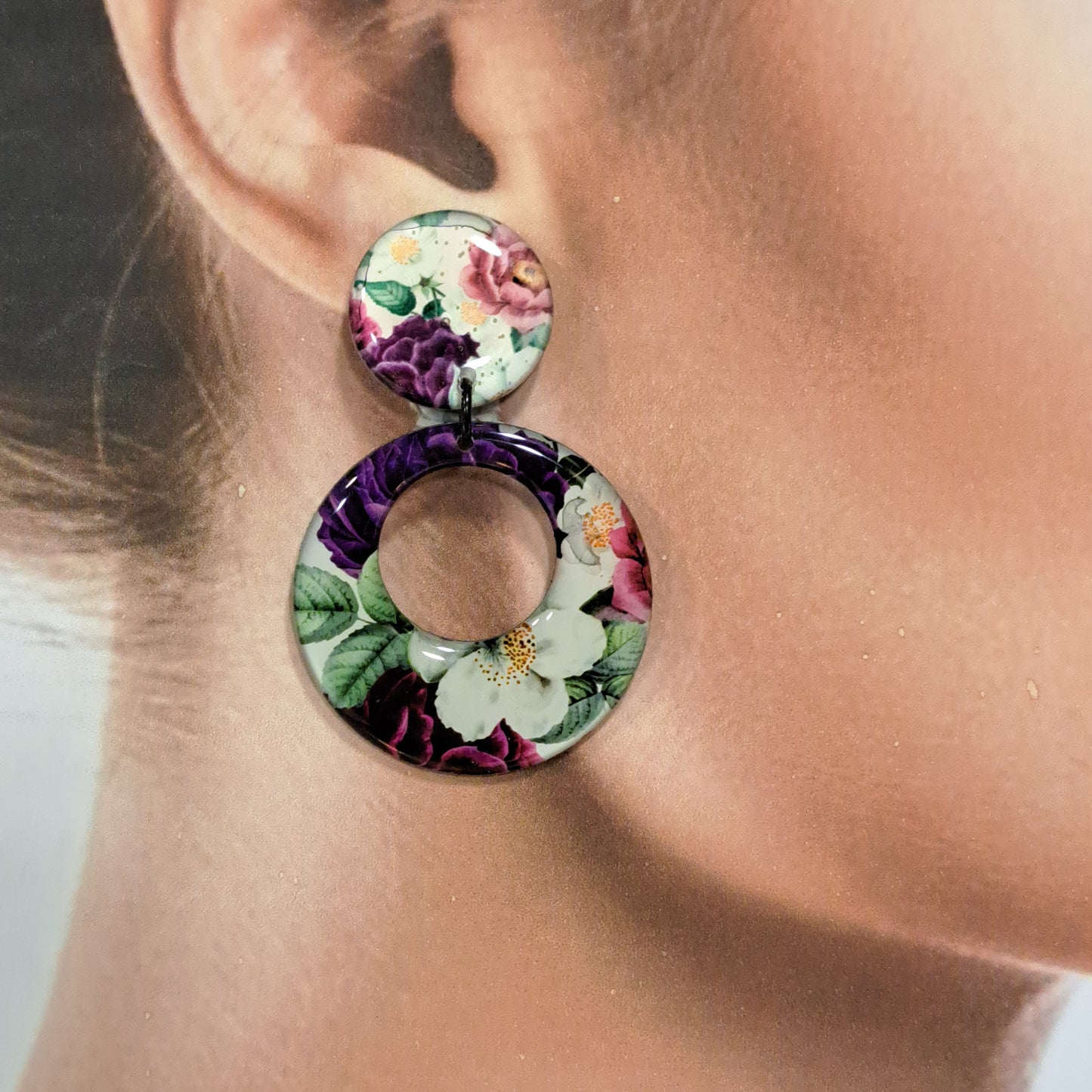 Boucles clips Créole Fleurs THIERRYJOO