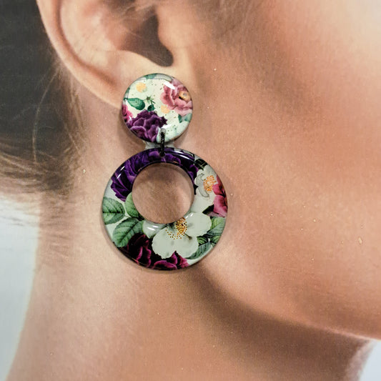 Boucles clips Créole Fleurs THIERRYJOO