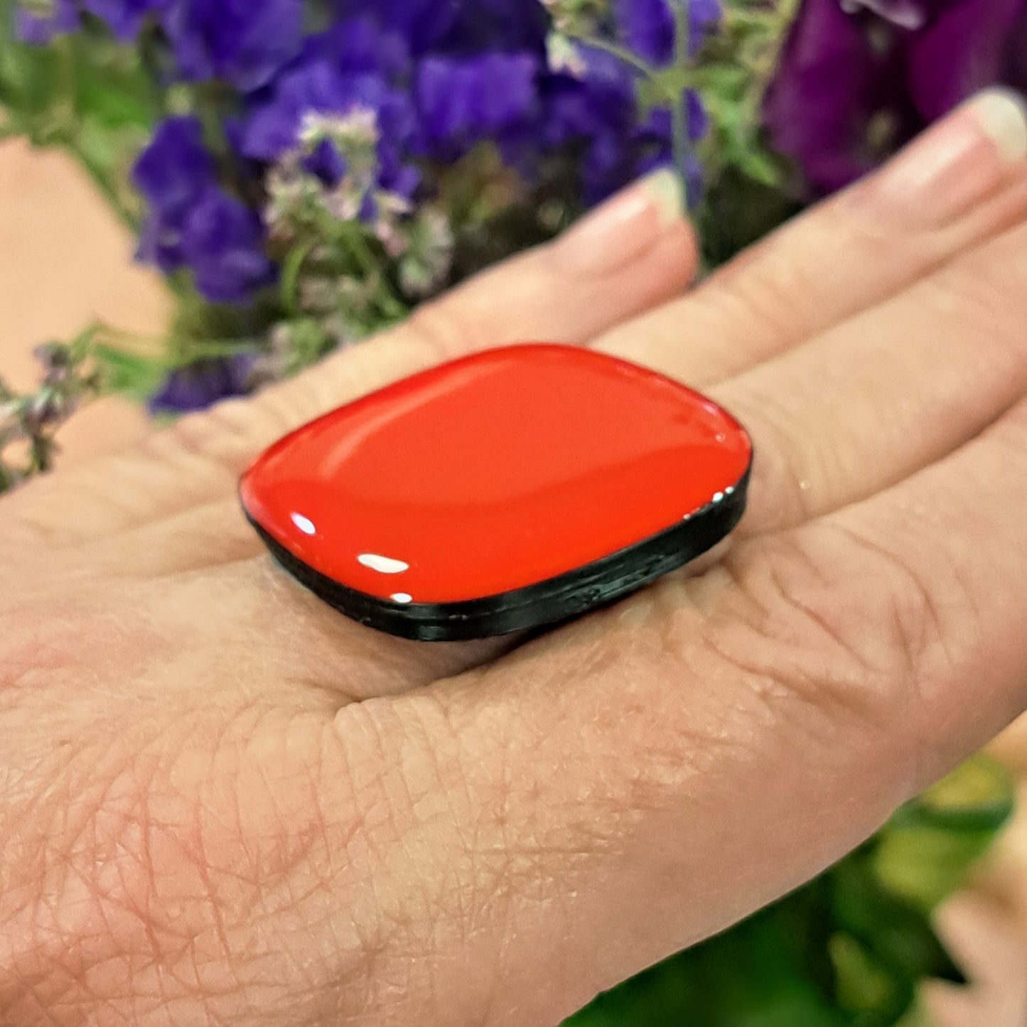 Bague Losange rouge THIERRY JOO