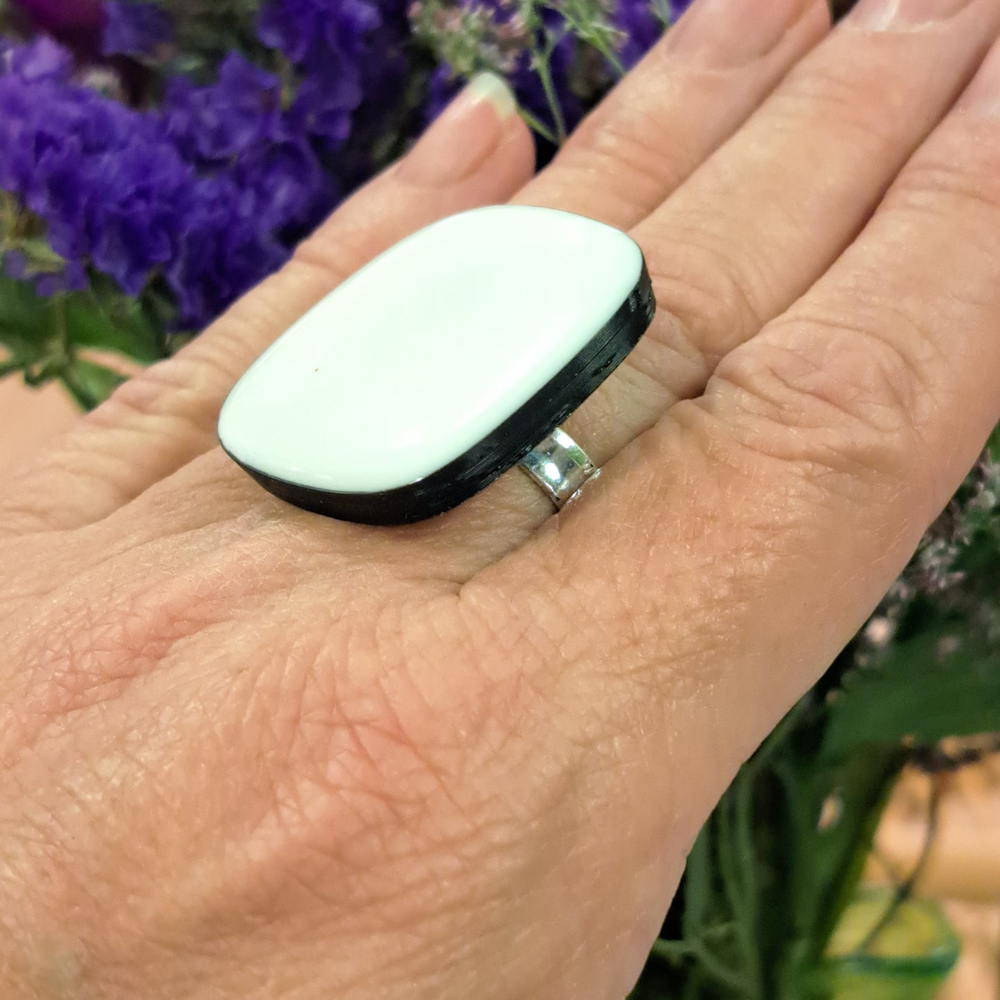 Bague Losange blanc THIERRY JOO