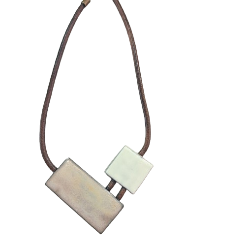 Collier Duo beige CHRISTINE ALLOING