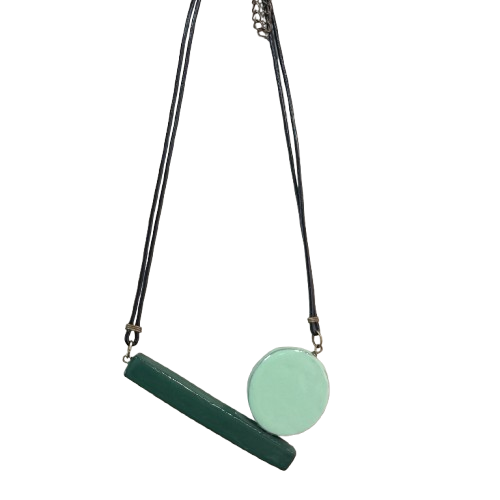 Collier Pop PM vert CHRISTINE ALLOING
