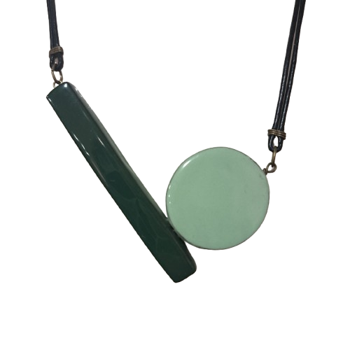 Collier Pop PM vert CHRISTINE ALLOING