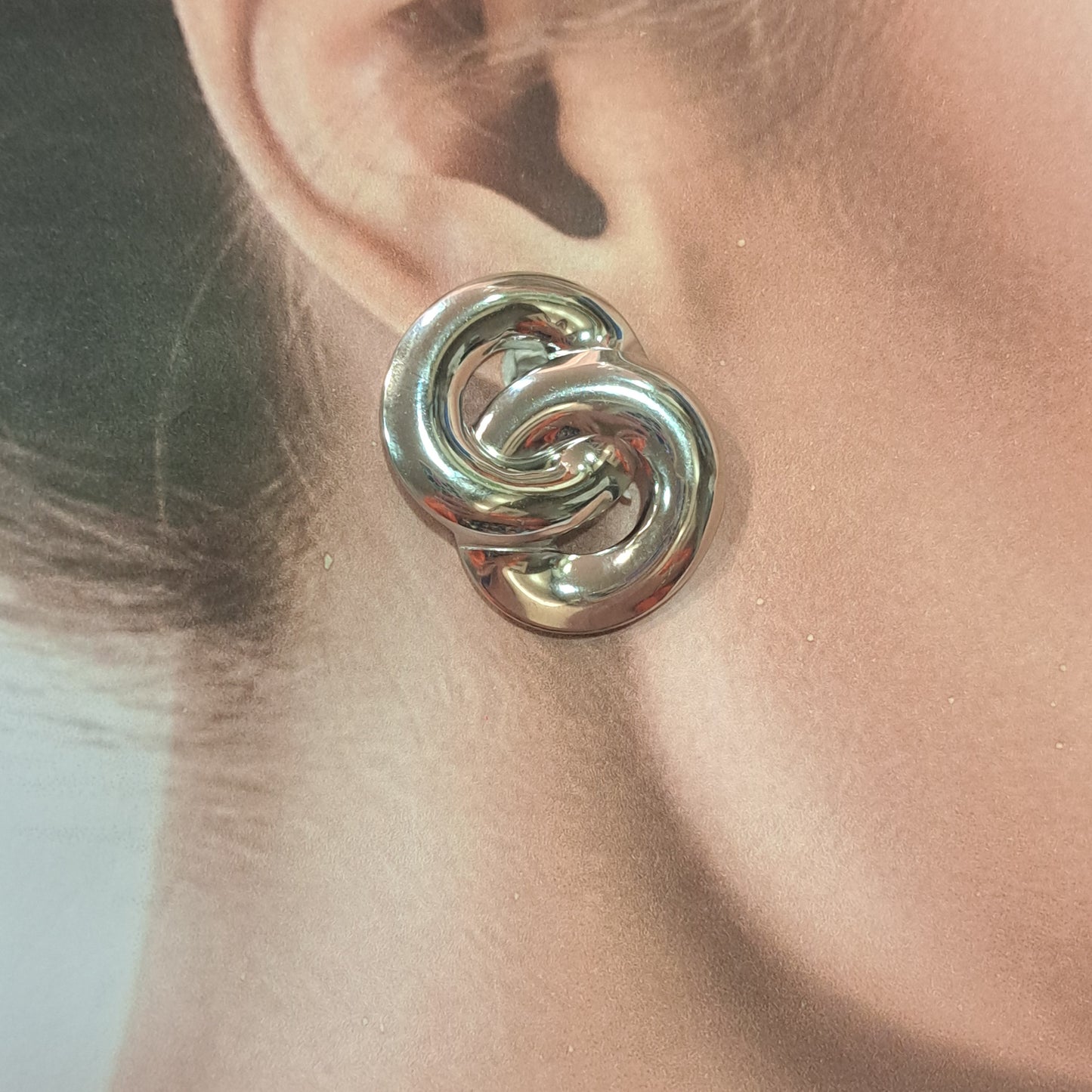 Boucles clips Yessica argent B MISS