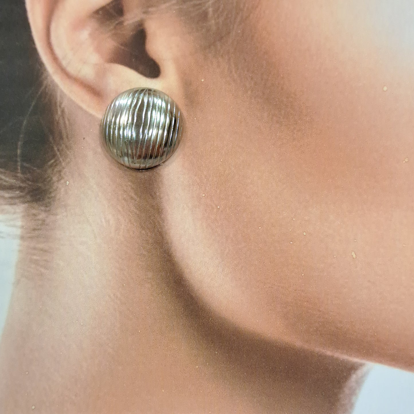 Boucles clips Yonina argent B MISS
