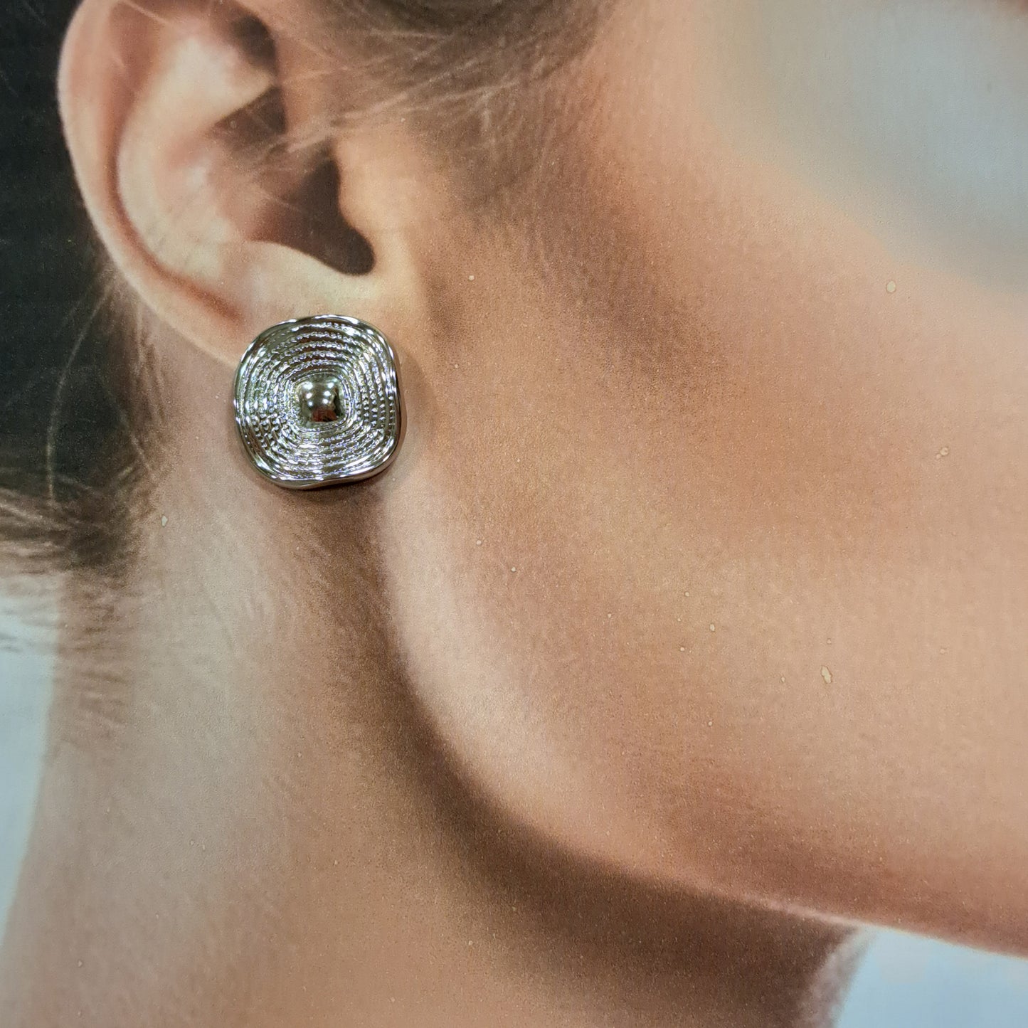 Boucles clips Vasiliki argent B MISS