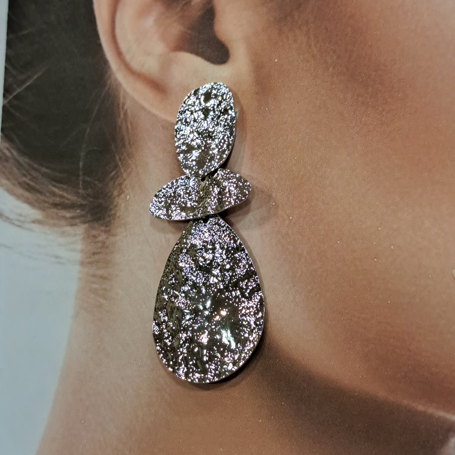 Boucles clips Nassabe argent B MISS