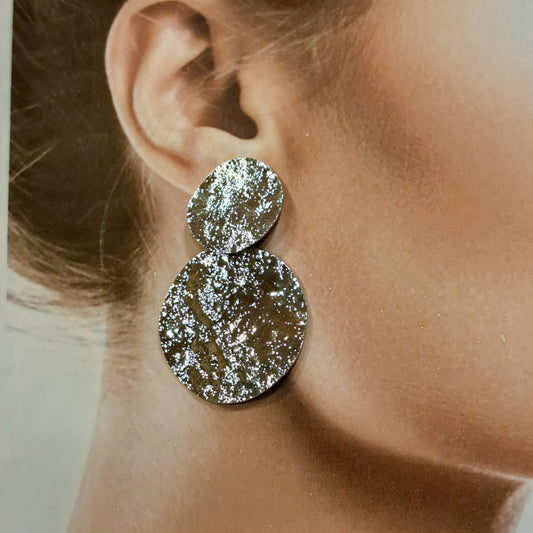 Boucles clips Palets argent B MISS