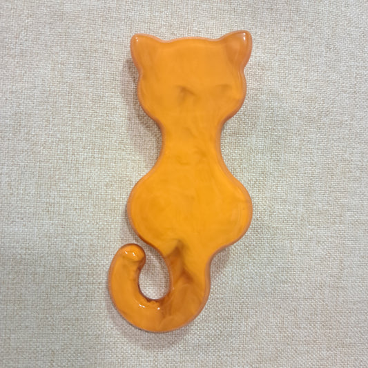 Broche Chat moutarde Fancy F