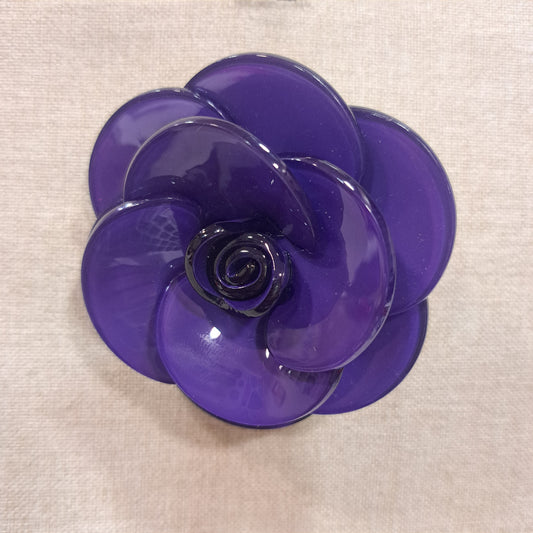 Broche Rose violet Fancy F