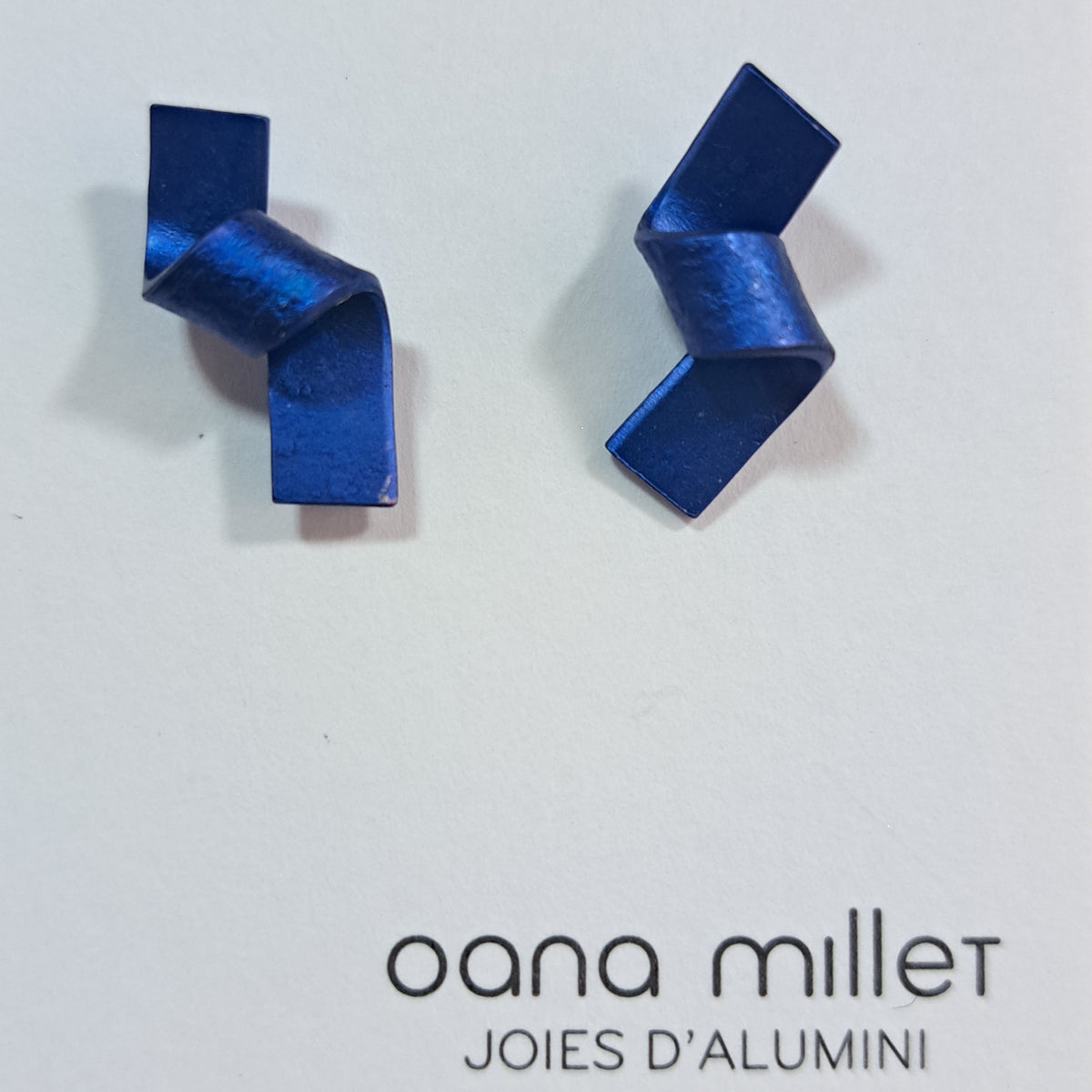 Boucles percées Nœud bleu OANA MILLET