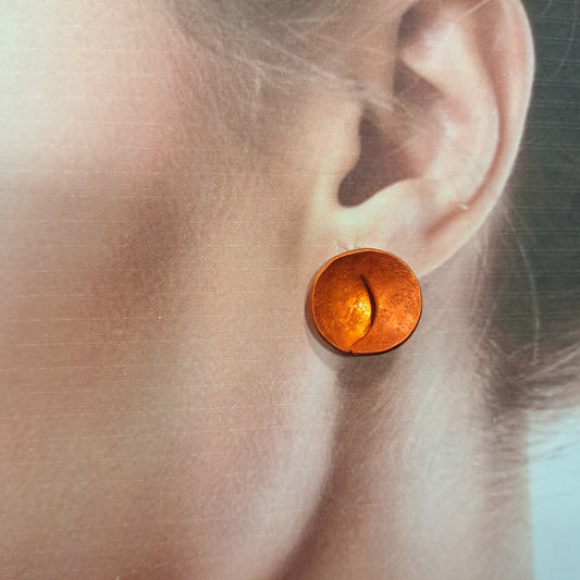 Boucles percées Capsule orange OANA MILLET