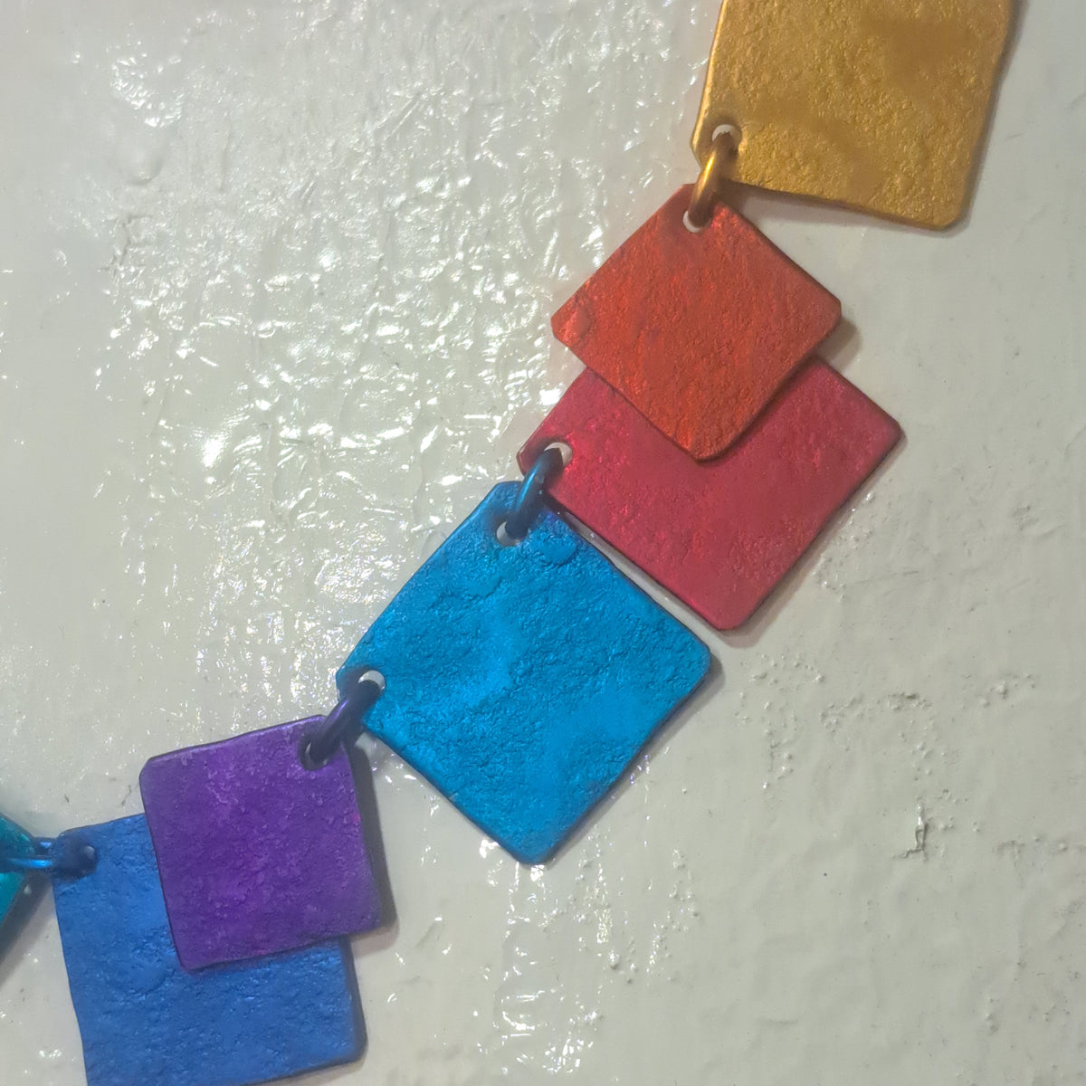 Collier Carrés multicolore OANA MILLET