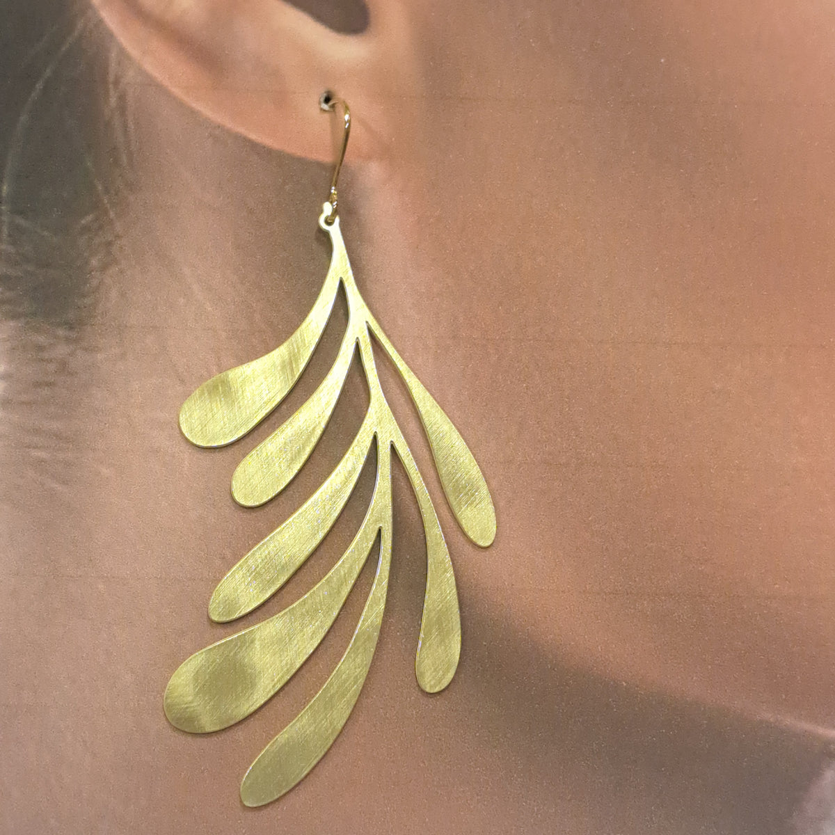 Boucles percées Savia GM or RAS