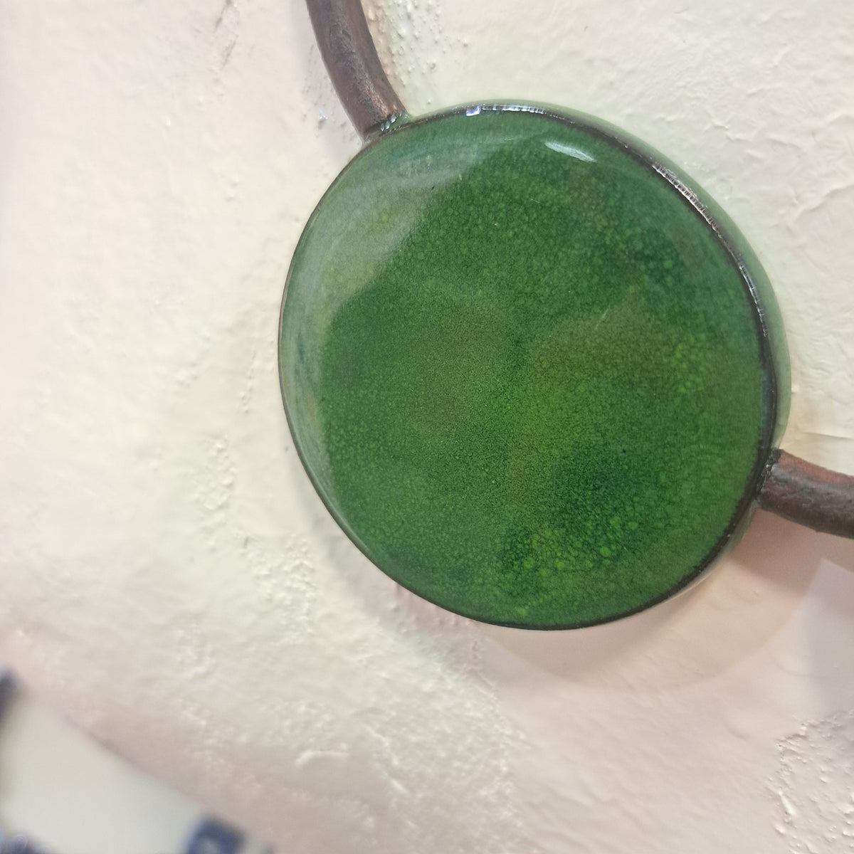 Collier Duo Ronds vert CHRISTINE ALLOING