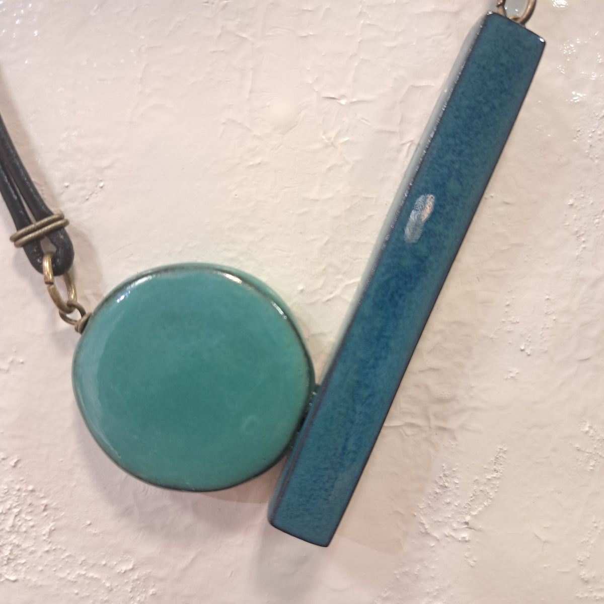 Collier Pop PM bleu CHRISTINE ALLOING