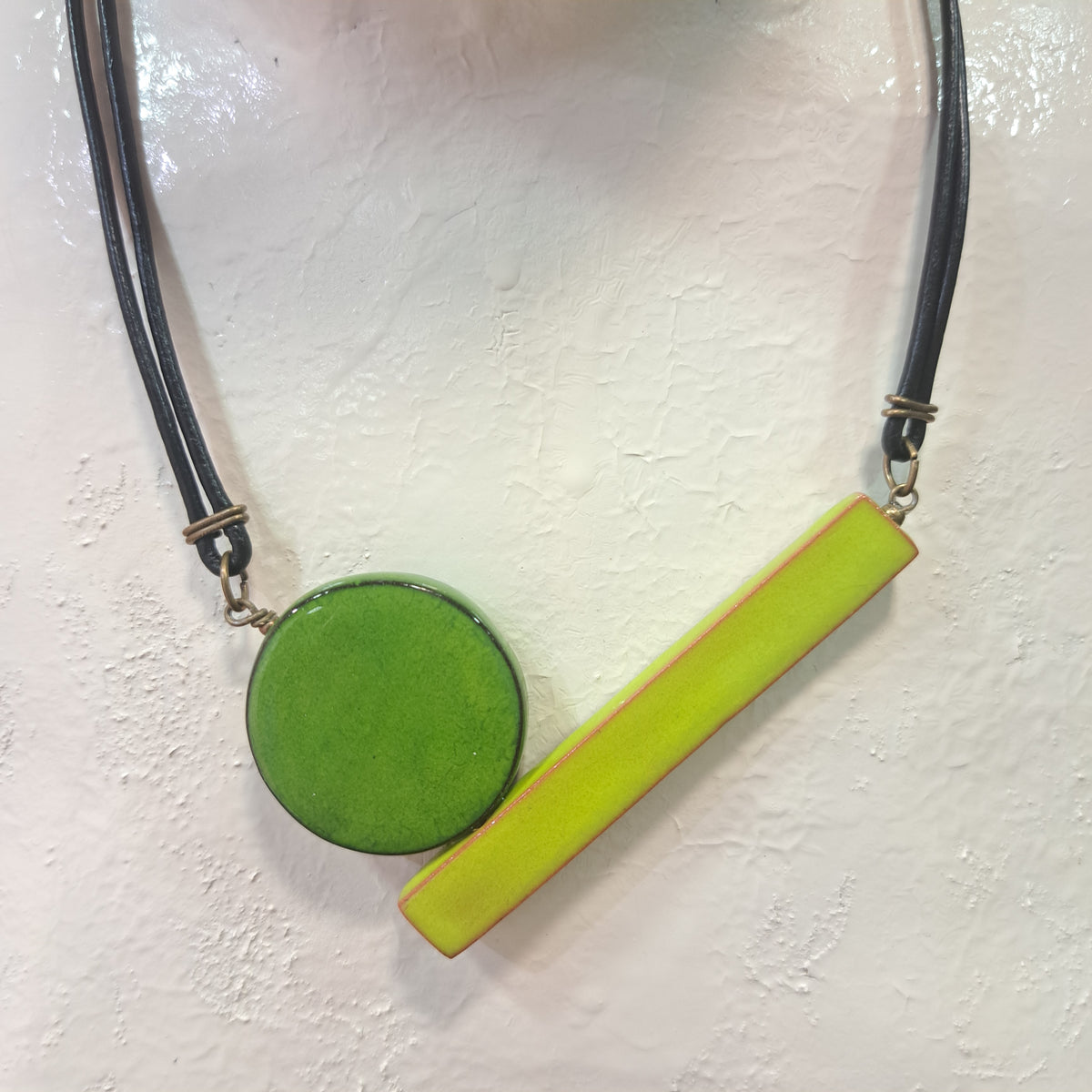 Collier Pop PM vert CHRISTINE ALLOING