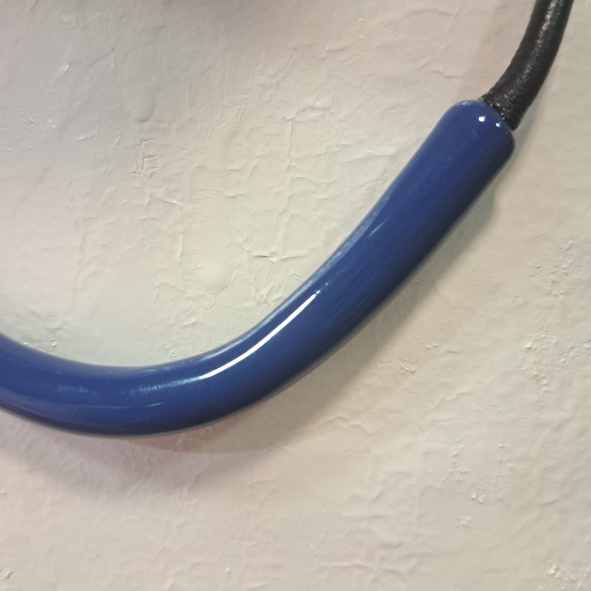 Collier Tube bleu CHRISTINE ALLOING