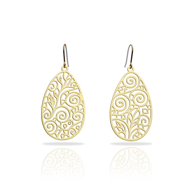 Boucles percées Luméa or RAS