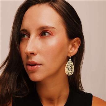 Boucles percées Luméa or RAS