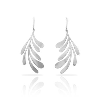 Boucles percées Savia PM argent RAS
