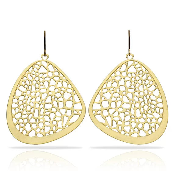 Boucles percées Pétra XL or RAS