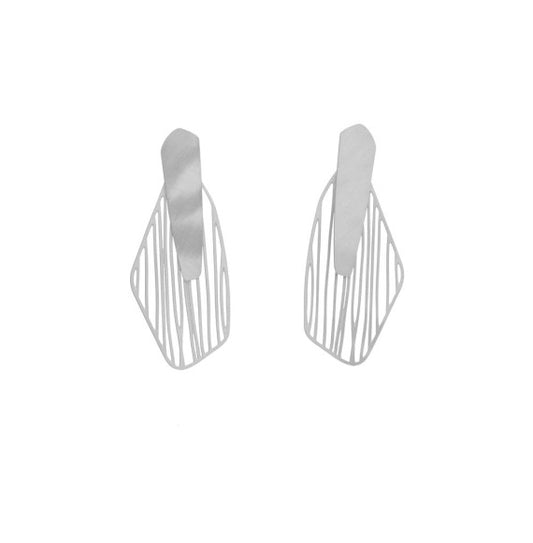 Boucles percées Lumen argent RAS