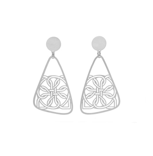 Boucles percées Infinito TR argent RAS
