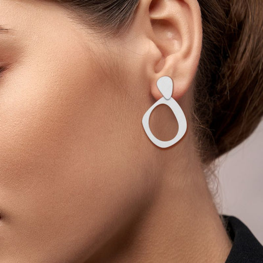 Boucles percées Too Much PM argent  RAS
