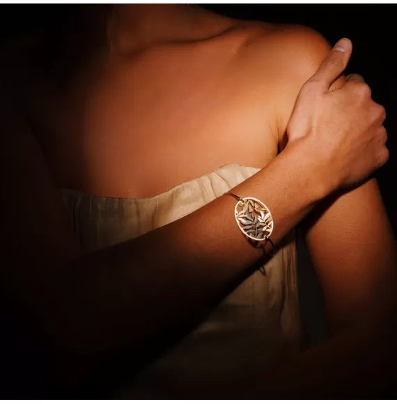 Bracelet clic Orabella or kaki RAS