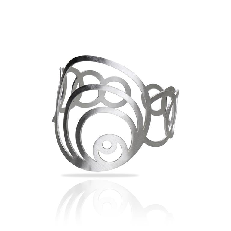 Bracelet manchette Cosmos argent RAS