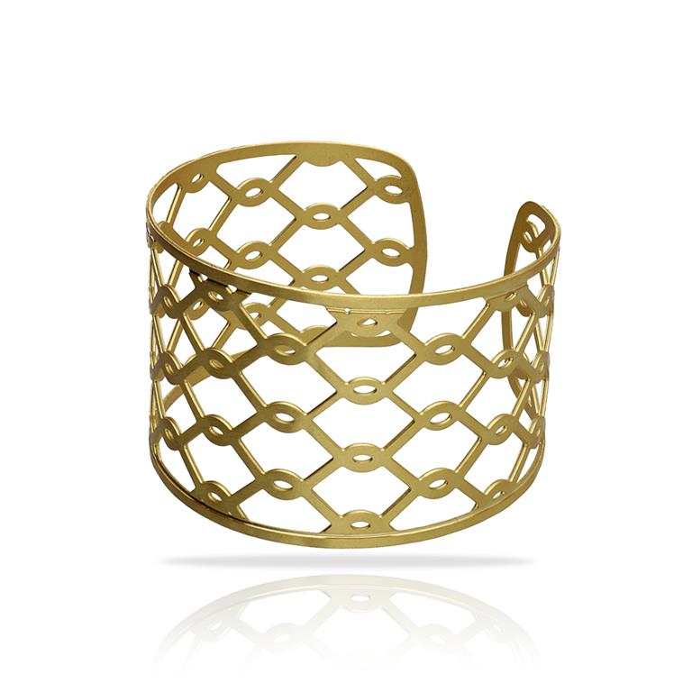 Bracelet manchette Ohana or RAS