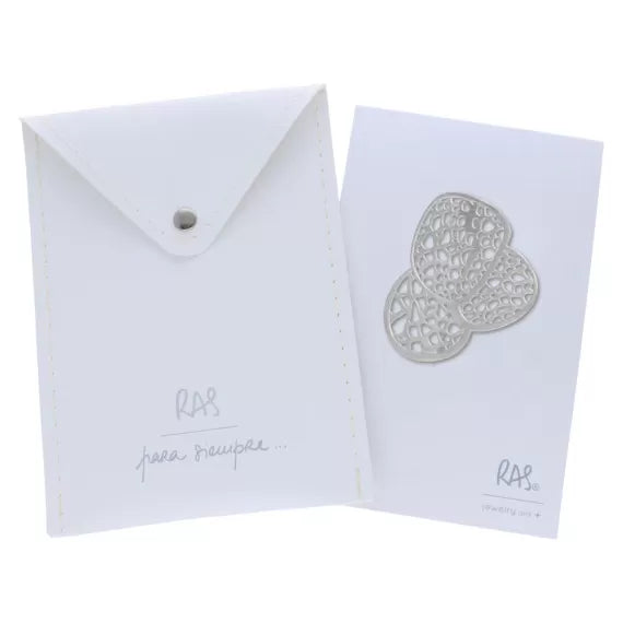 Broche Pétra argent RAS