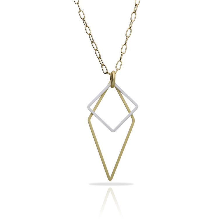 Collier Essencial  GM or/argent RAS