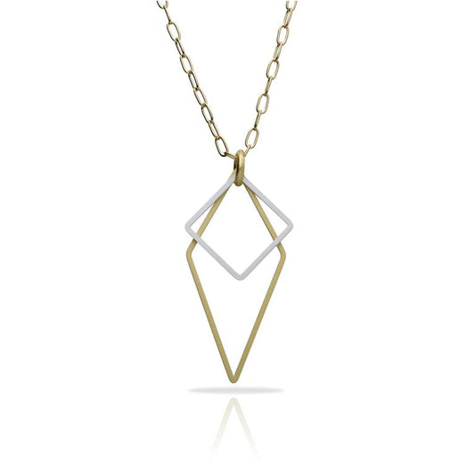Collier Essencial  GM or/argent RAS