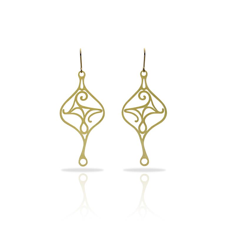 Boucles percées Lira or RAS
