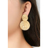 Boucles clips Palets or BELLE MISS