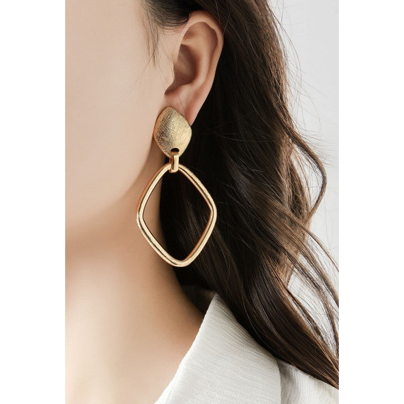 Boucles clips Losange or BELLE MISS